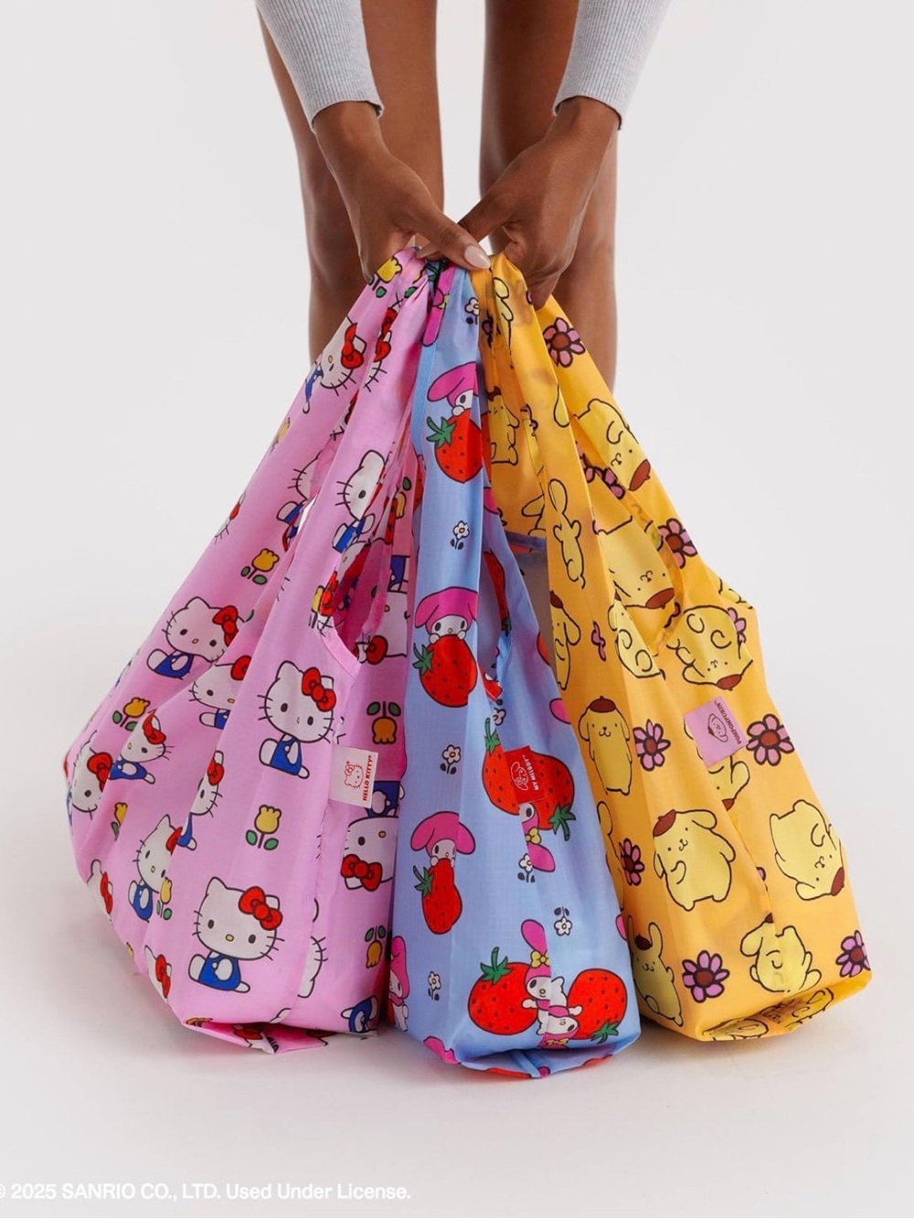 BAGGU Hello Kitty Pink Print Reusable Tote - Picture 3 of 3